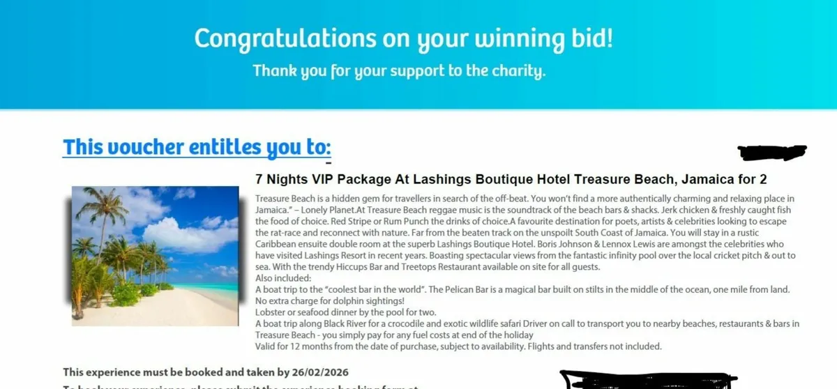Hotel Voucher - Image 1