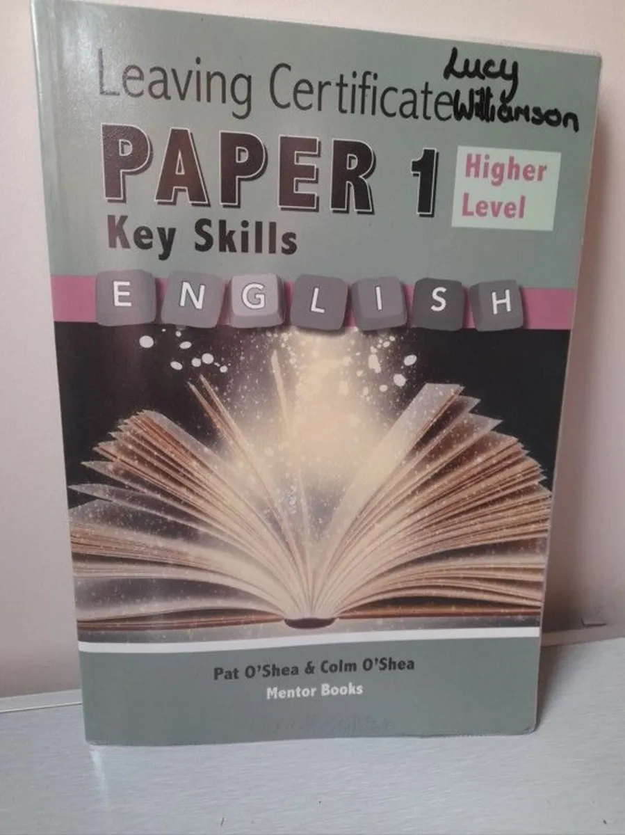 Leaving cert English paper 1 key skills text book