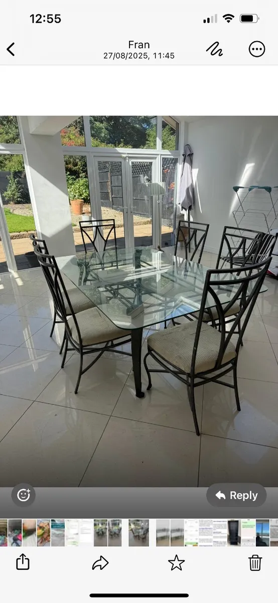 Table and chairs