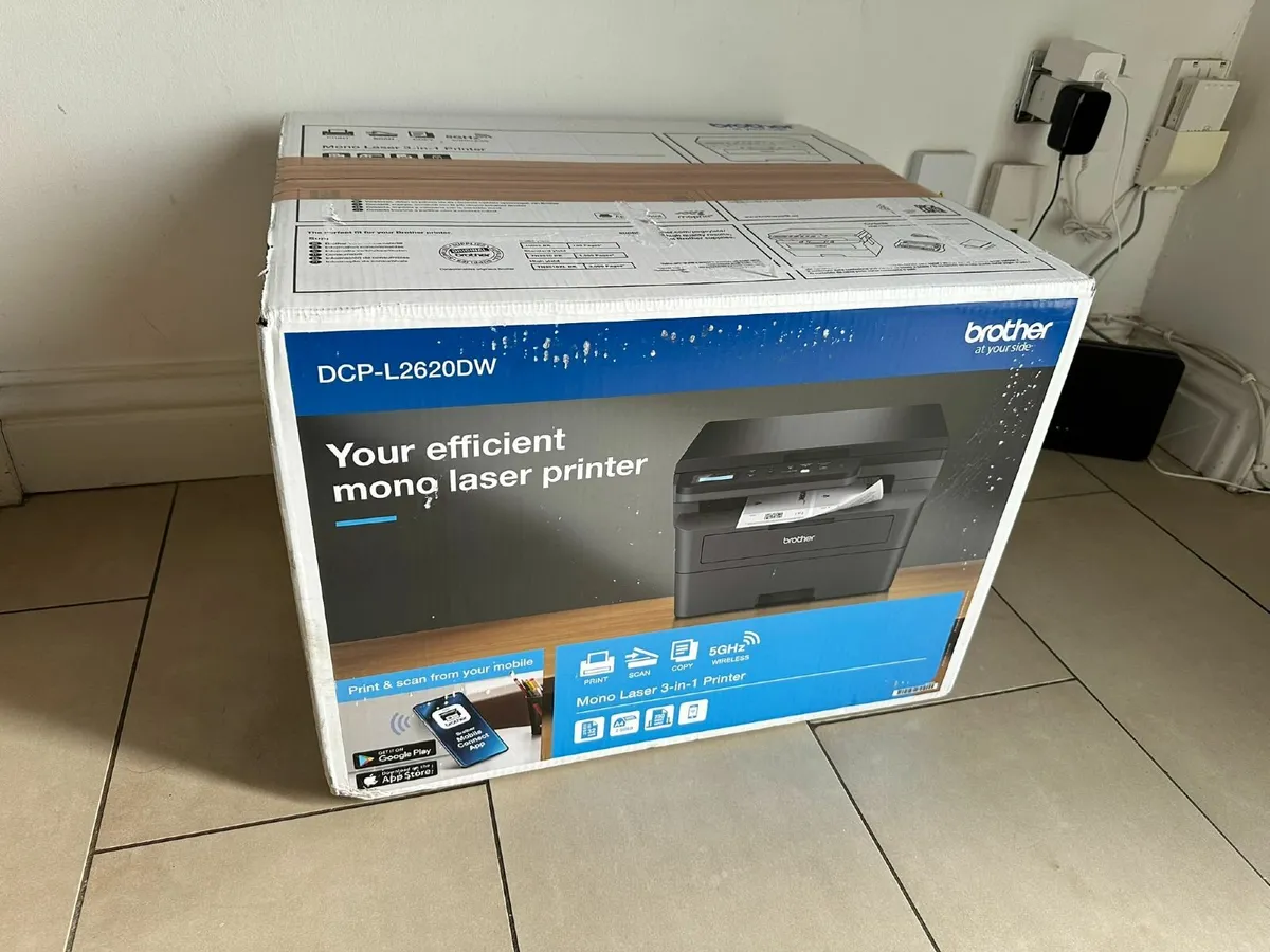 Brother DCP-L2620DW 3-in-1 Mono Laser Printer - Image 1