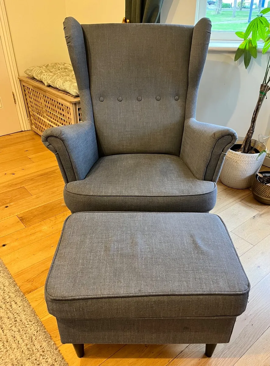 armchair and stool - Image 1