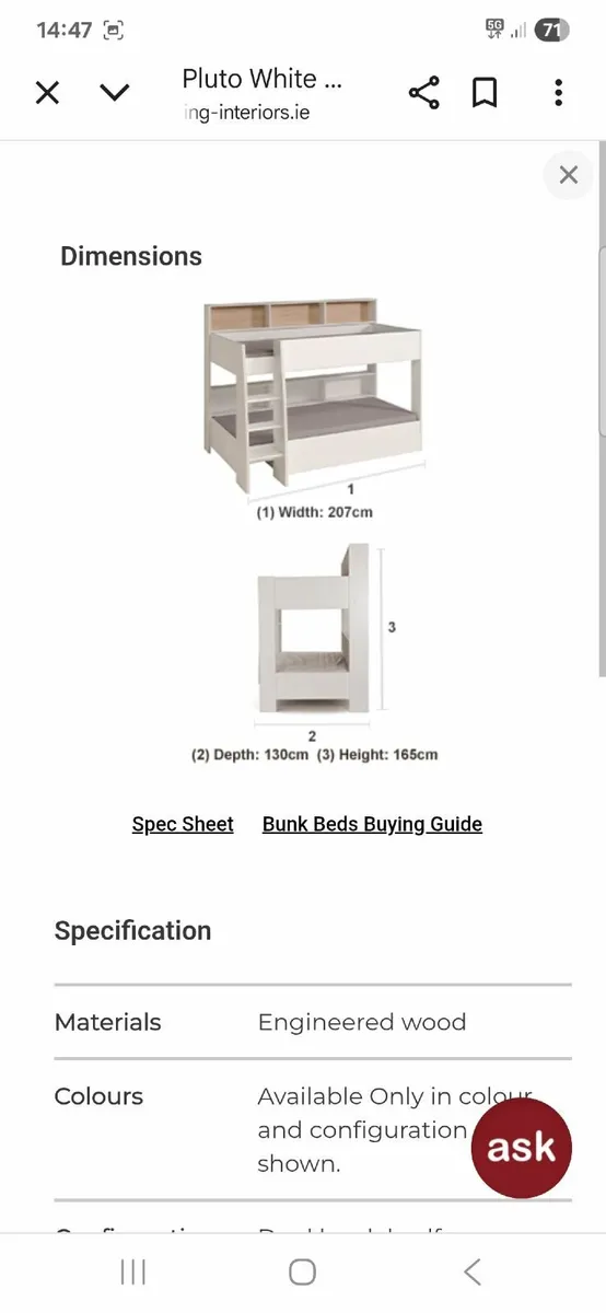 Bunk bed - Image 1