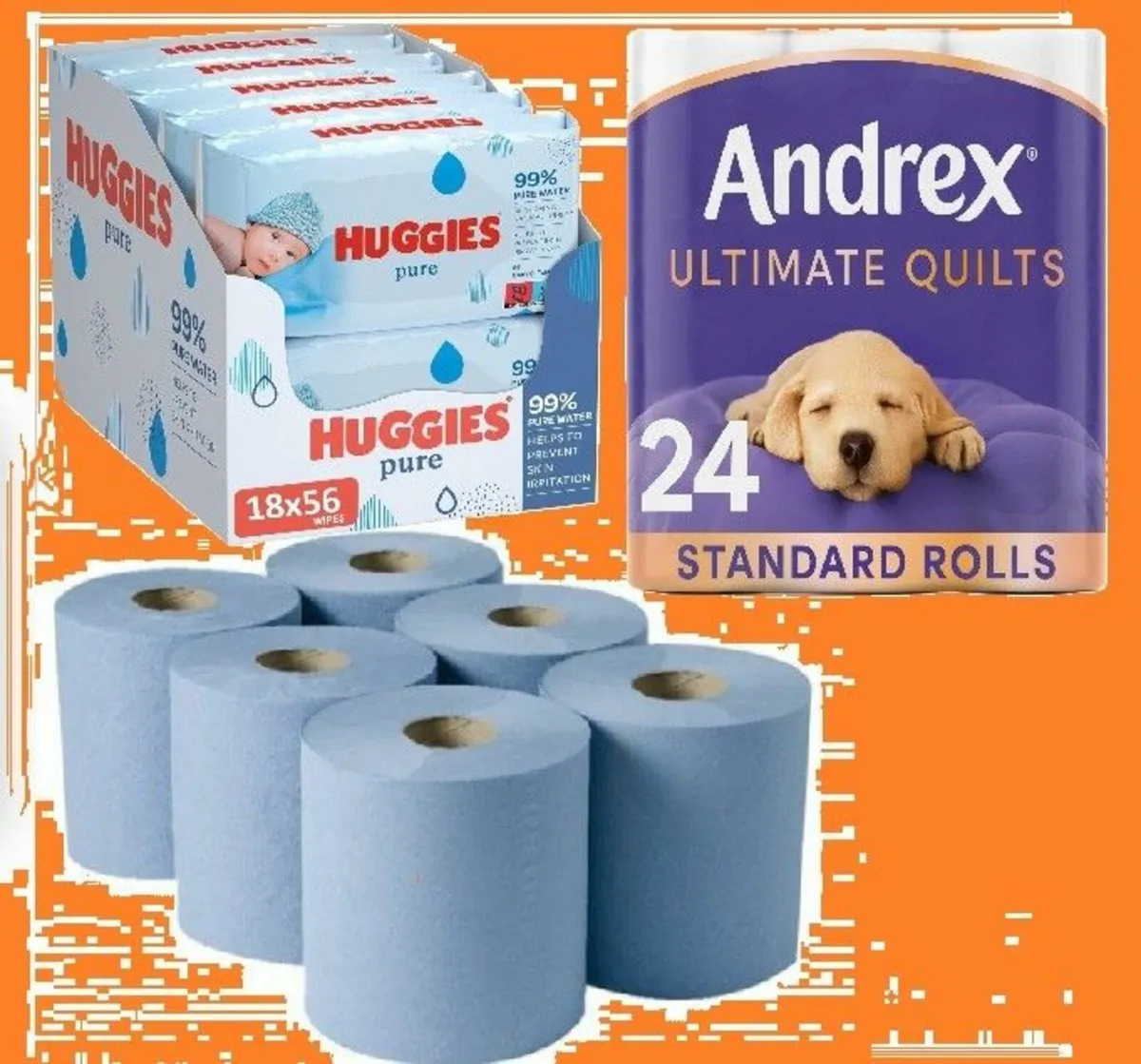 Kitchen wipe; Baby wipe; Loo roll , For Collection - Image 4