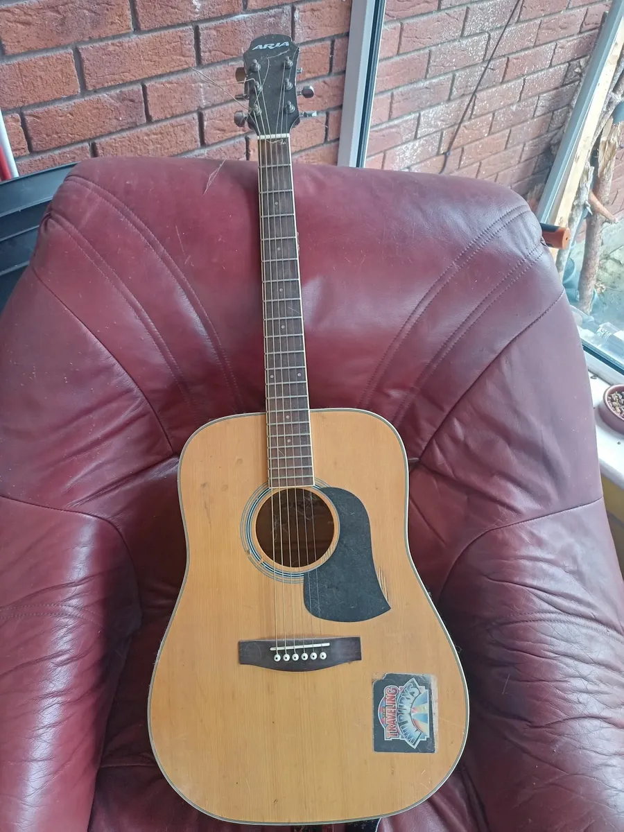 Aria Electo Acoustic Guitar - Image 1
