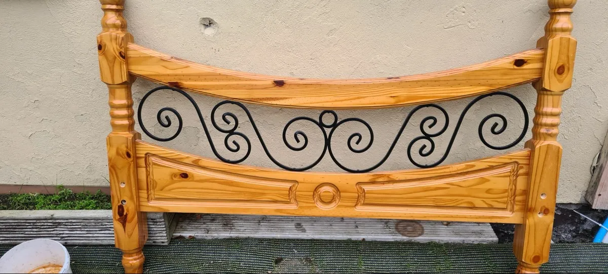 Quality Solid Pine Double  Bed - Image 1