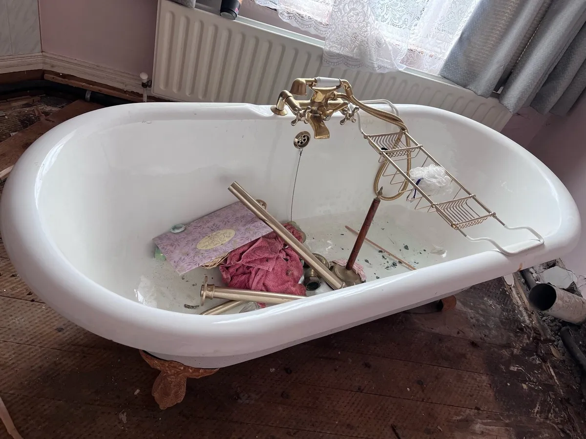 Cast iron bath - Image 1