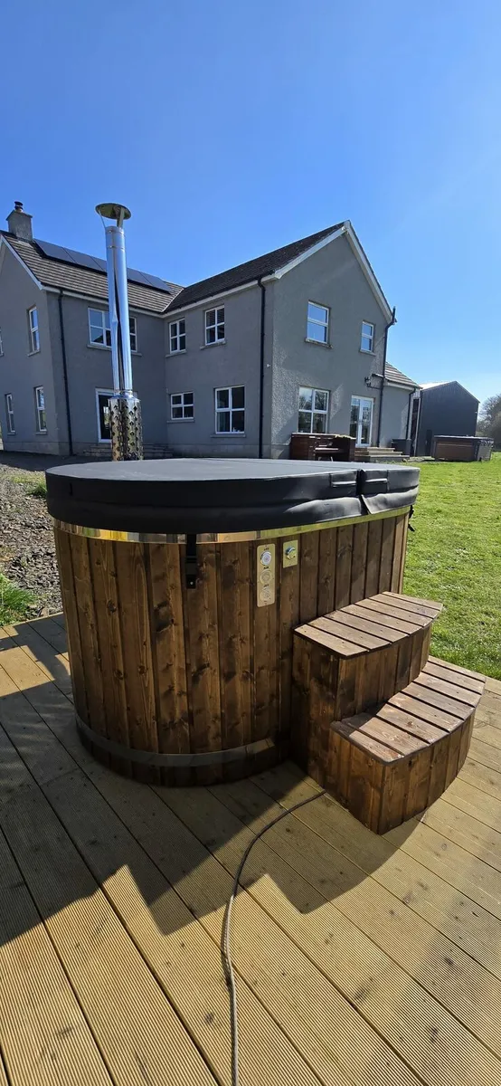 2 person wood fired hot tub - Image 4