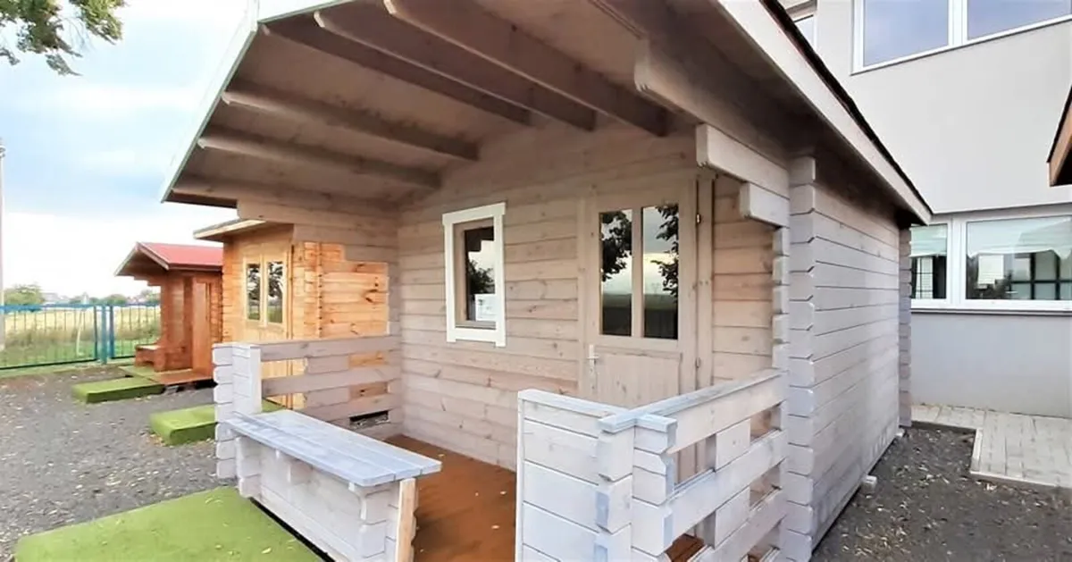 Solid wood cabin "Elza" 3.6×4.8m - Image 1