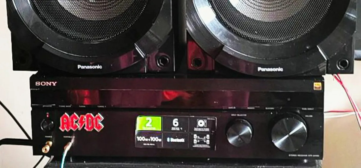 Amplifier Stereo Receiver &  Speaker System set - Image 1