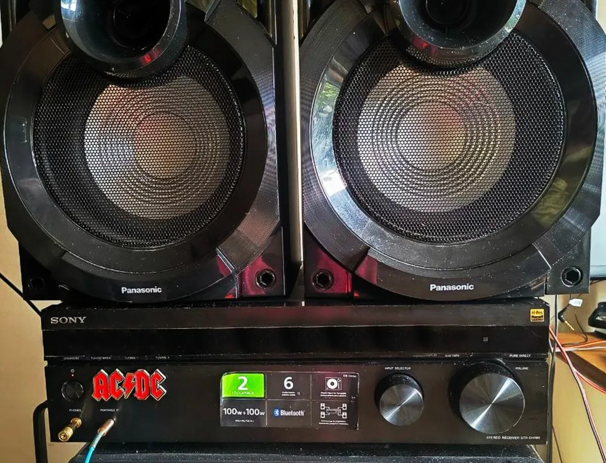 Amplifier Stereo Receiver &  Speaker System set - Image 1