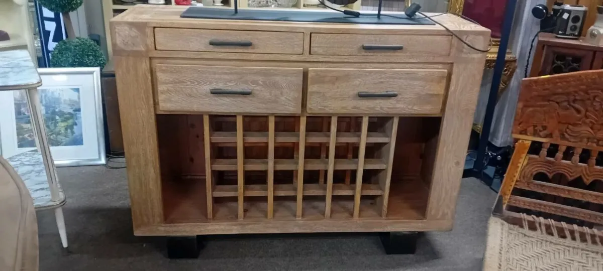 Modern Bleached Woid Sideboard - Image 1
