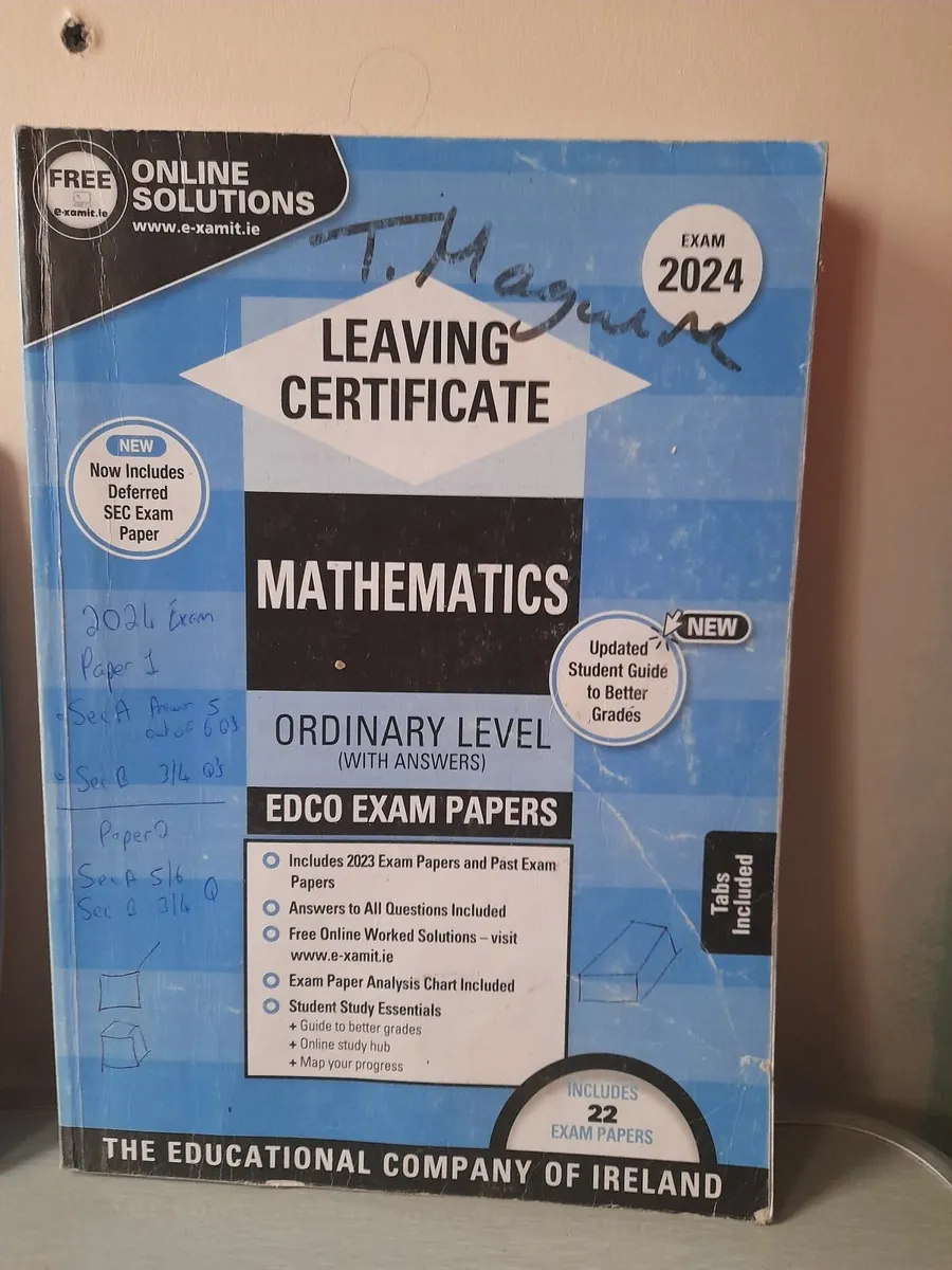 Leaving certificate mathematics ordinary text book