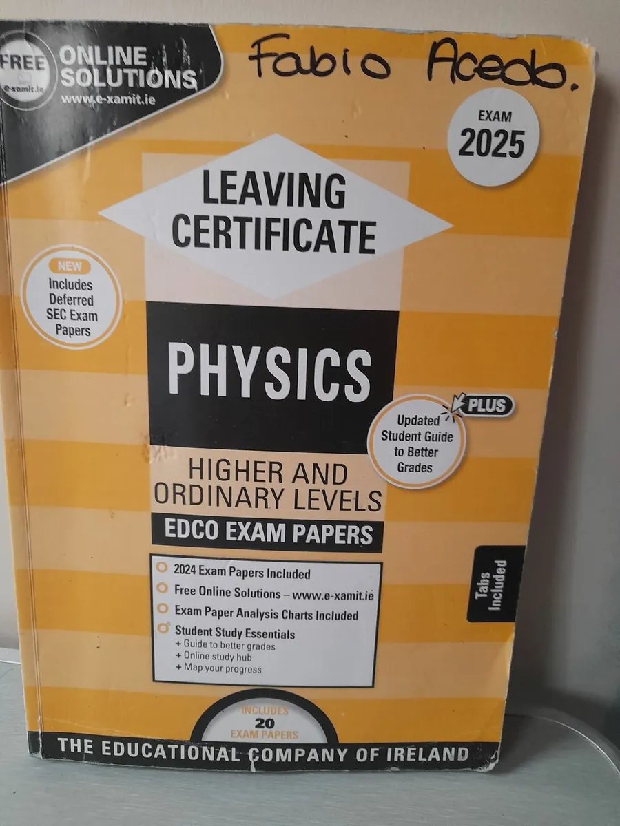 Leaving cert Physics higher + ordinary text book