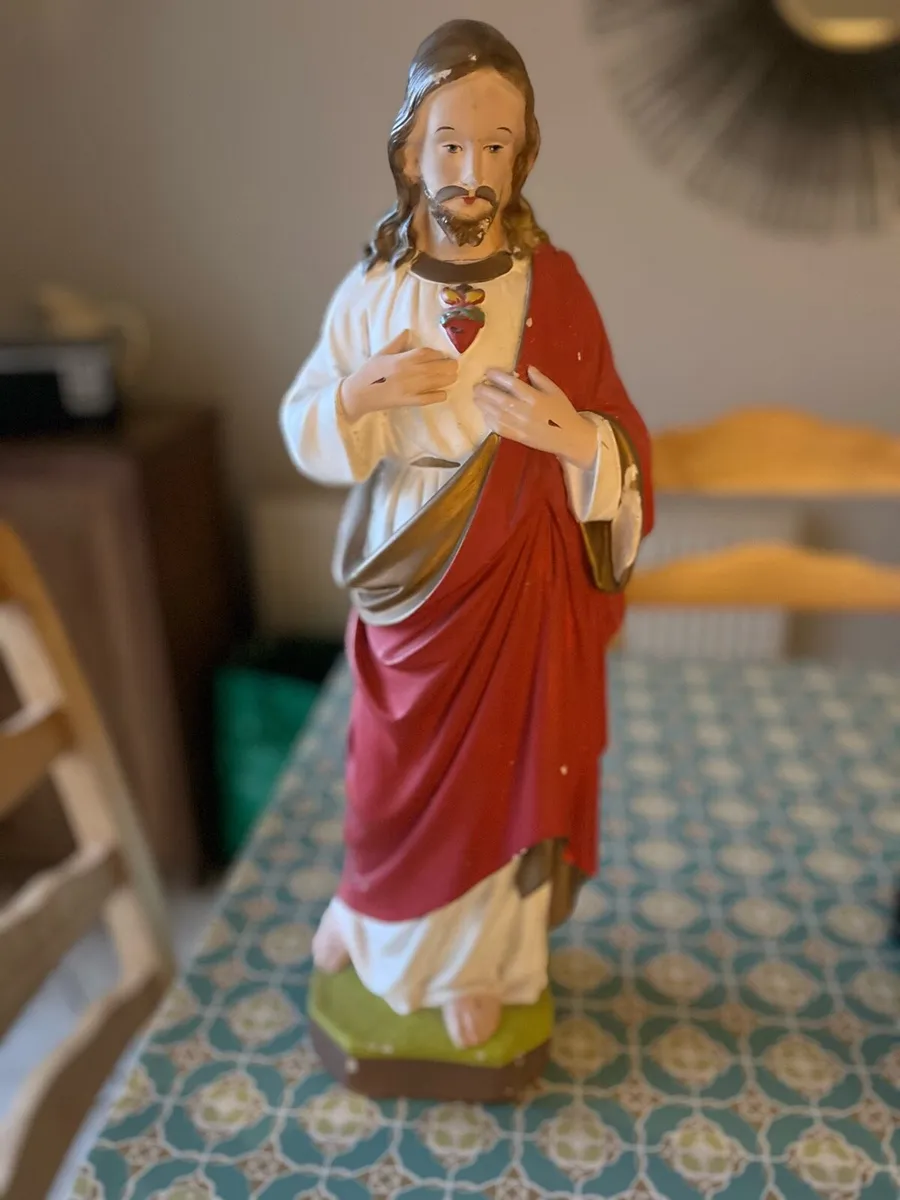 Vintage Religious Statue - Image 1