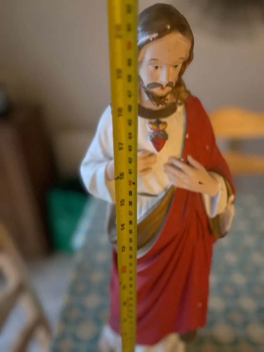 Vintage Religious Statue - Image 3
