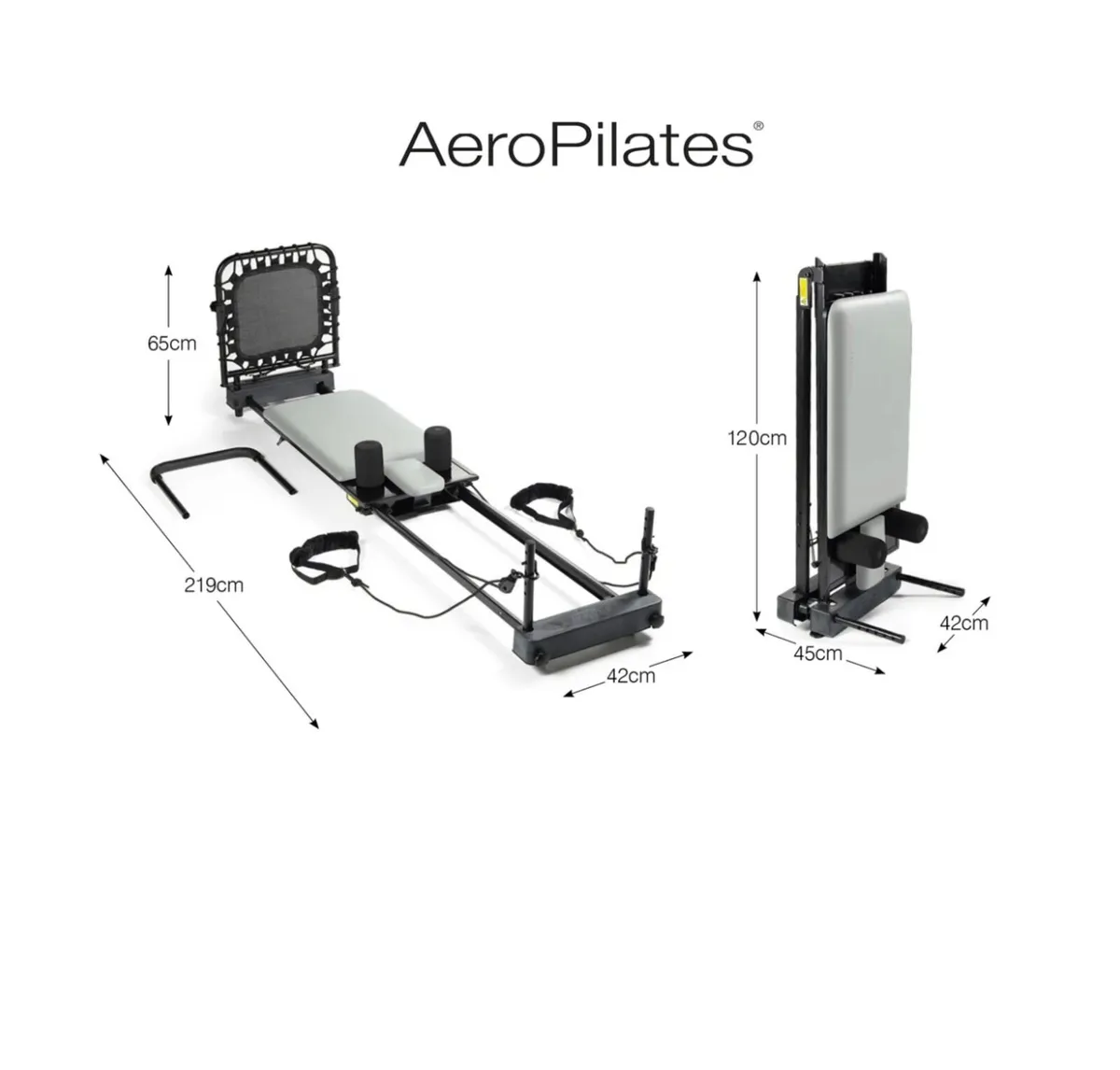 Pilates reformer machine- Aeropilates - Image 3