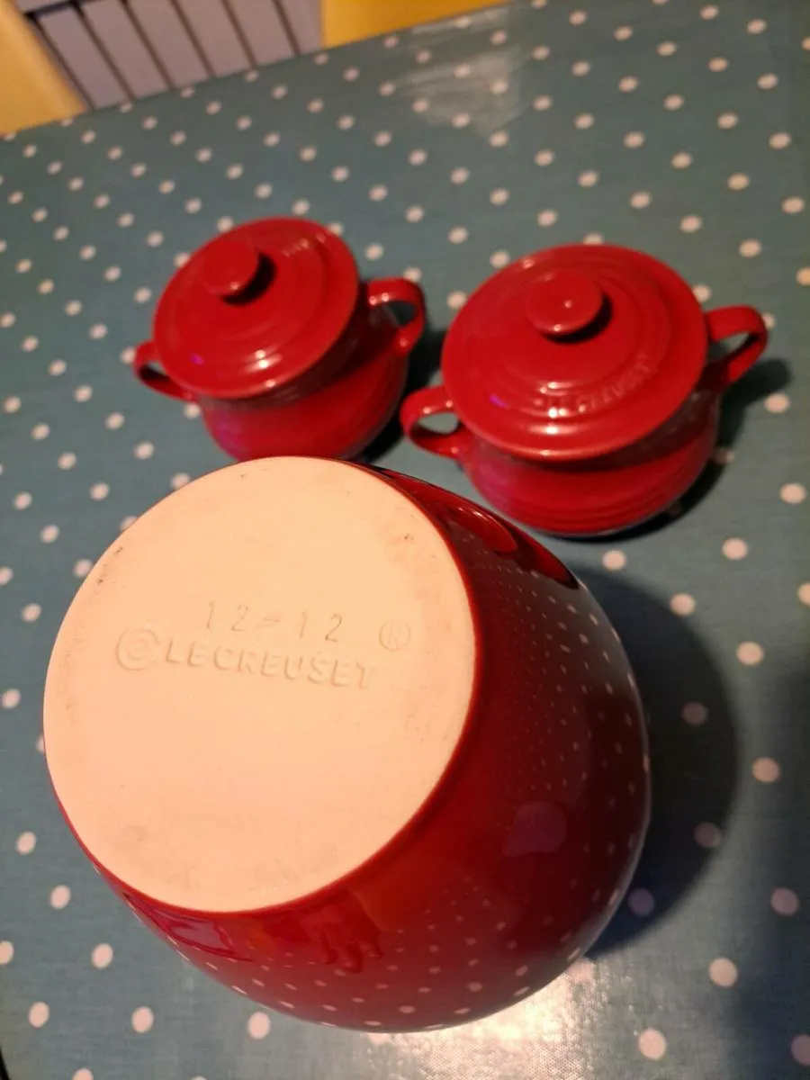 Le creuset jug soup bowls - Image 2