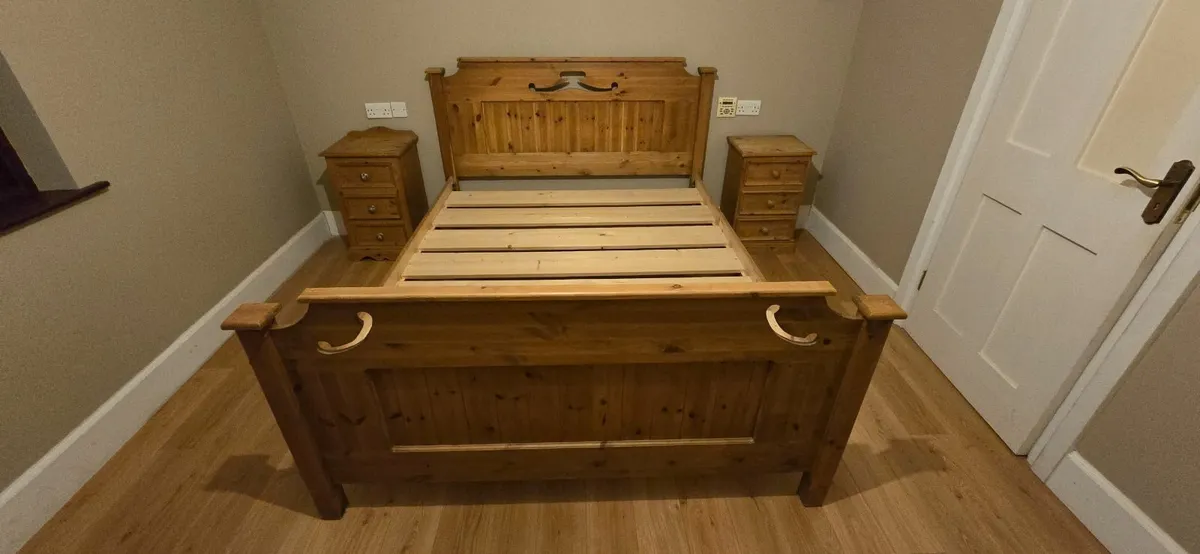 5ft pine bed for sale - Image 2