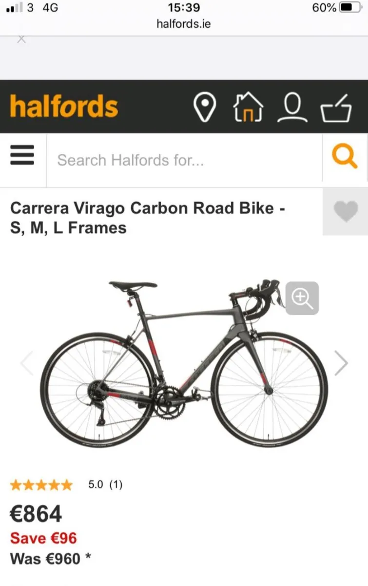 Carrera virago carbon road bike - Image 1