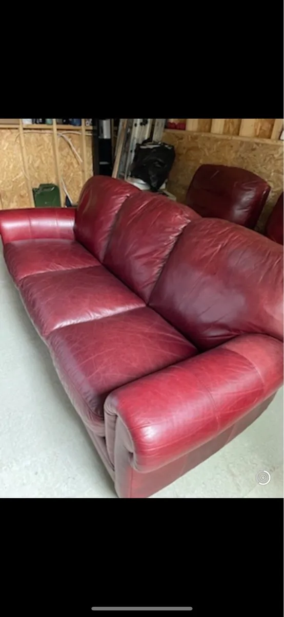 Leather sofa - Image 1