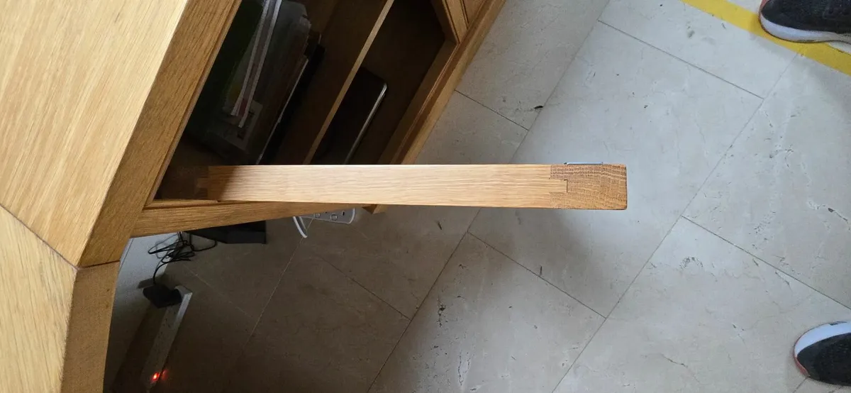 Solid Oak Corner office desk - Image 3
