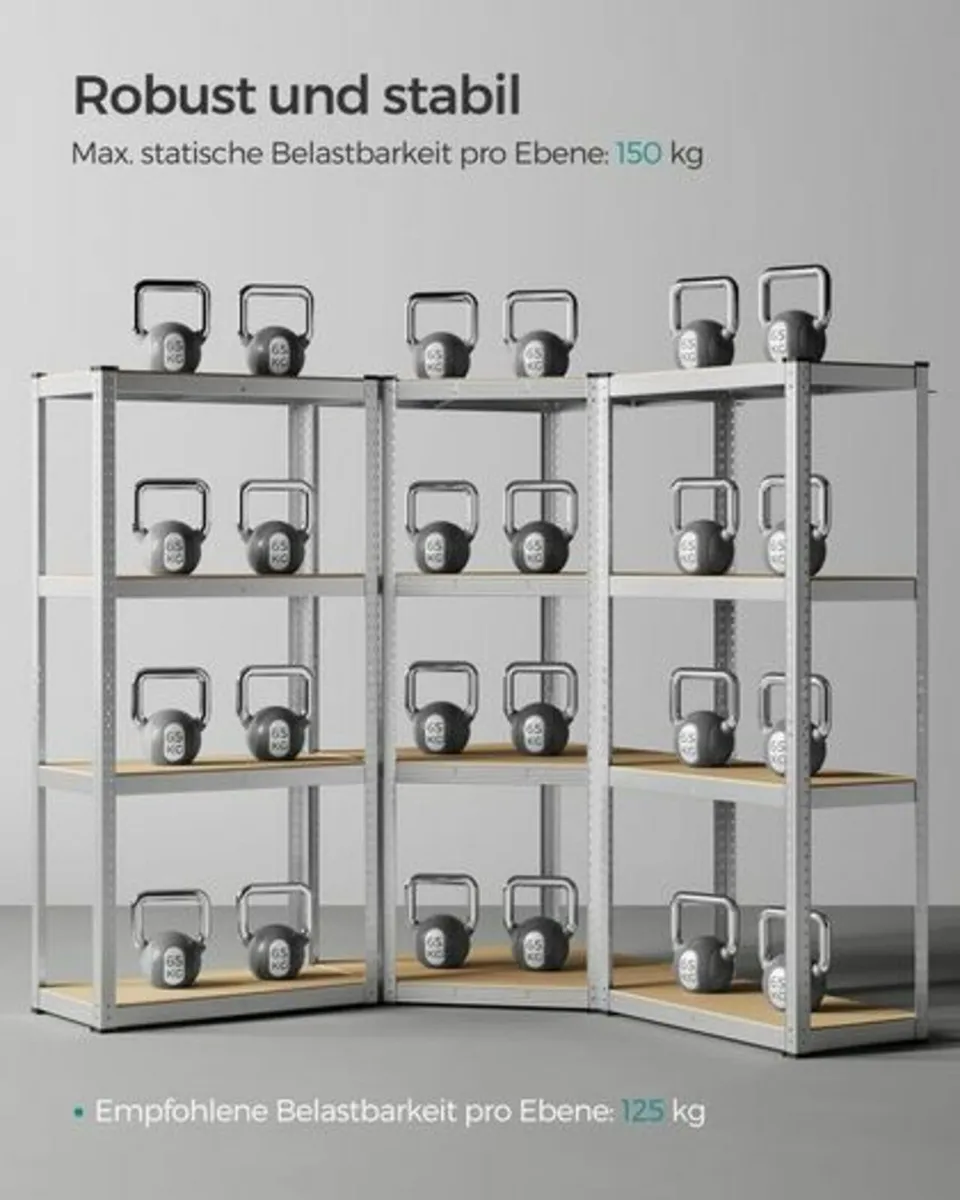 Heavy Duty Corner Storage capacity 4 tier - Image 2