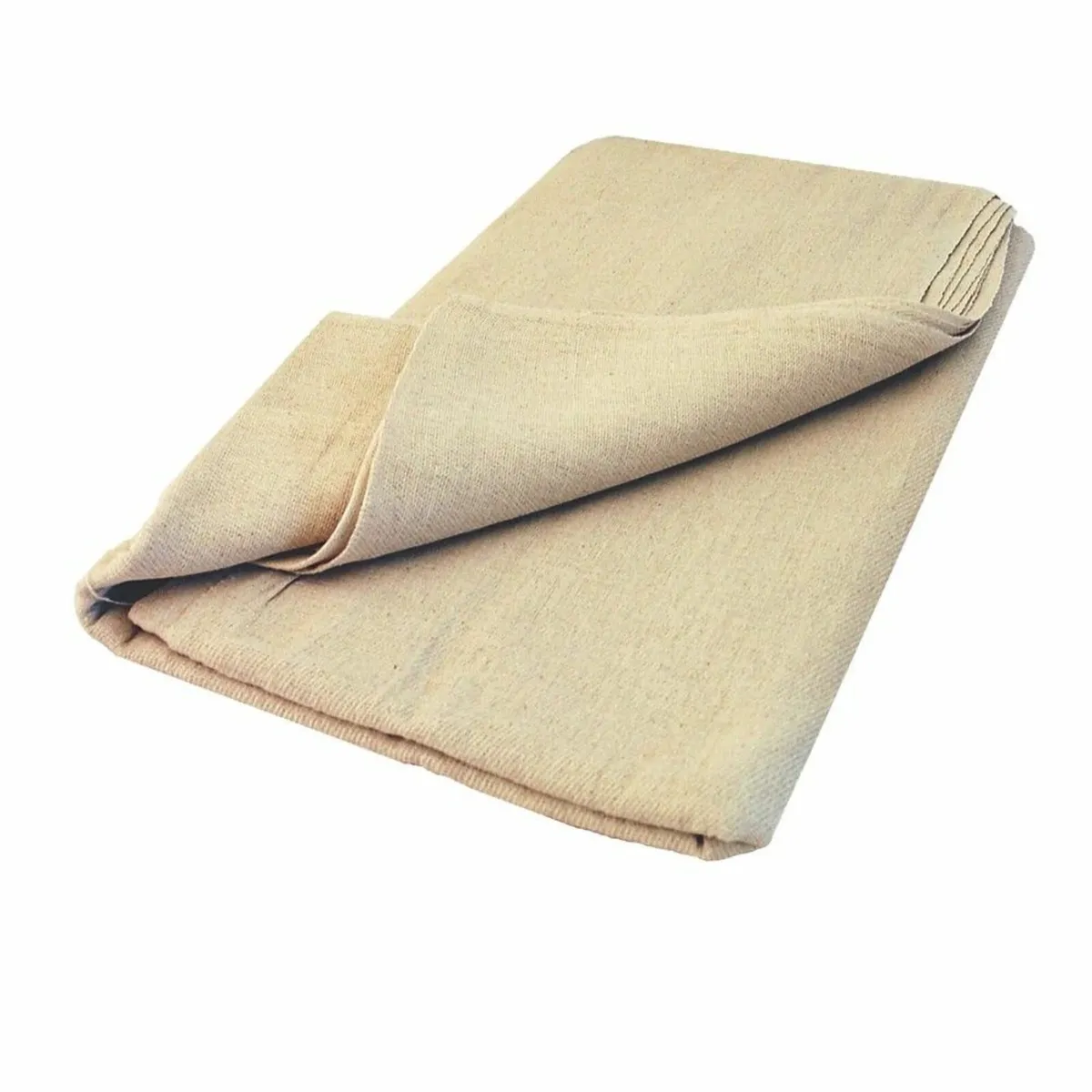 Cotton calico dustsheet  2.7m X 3.6m (9ft X 12ft) - Image 3
