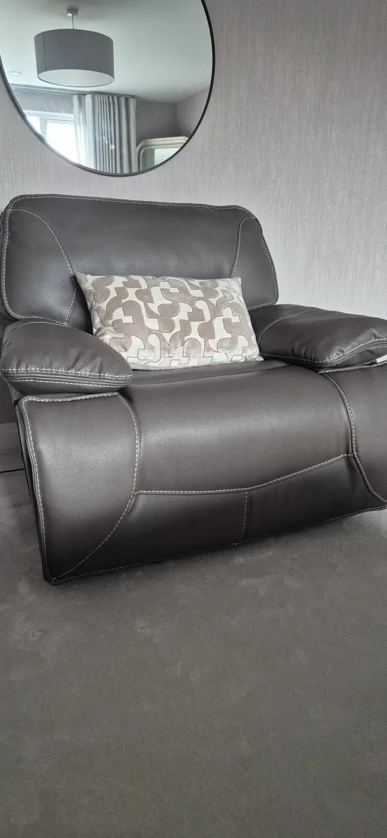 Leather recliner chair... - Image 1