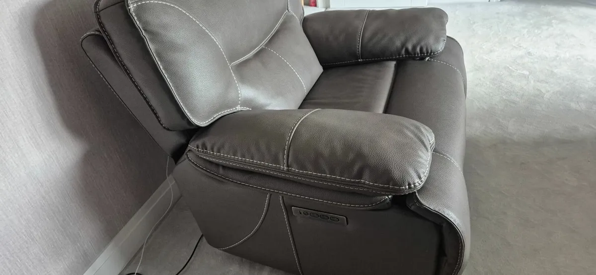 Leather recliner chair... - Image 2