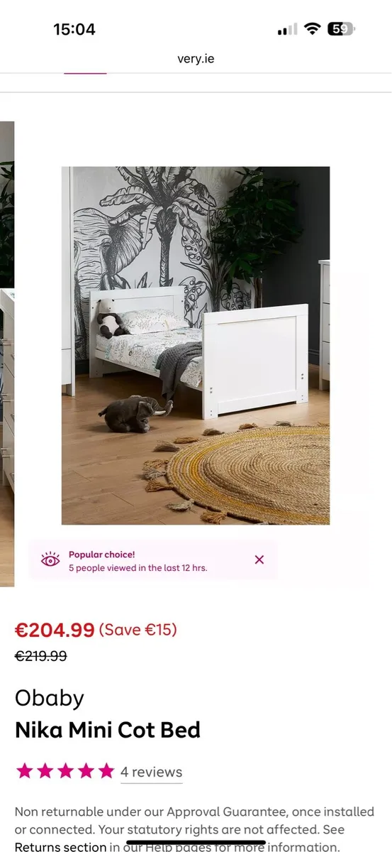 Obaby Nika Cot - Image 3