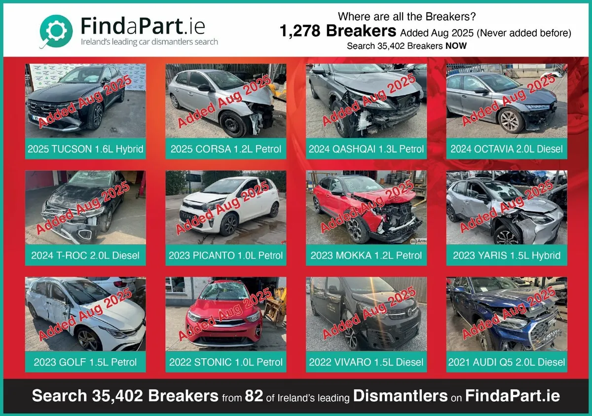 Large Range of Cars/Vans For Breaking/Dismantling - Image 1