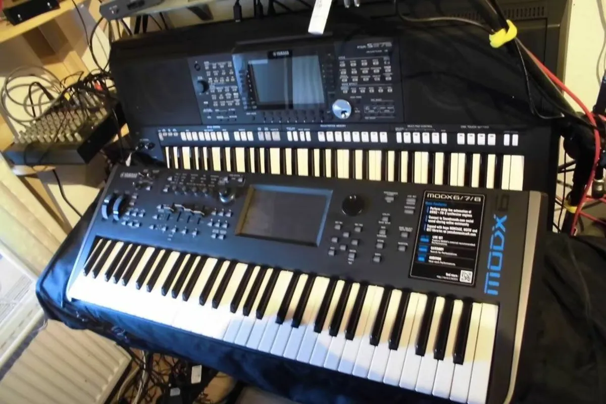 Yamaha MODX6 Synthesizer Full Setup Including Stan - Image 1