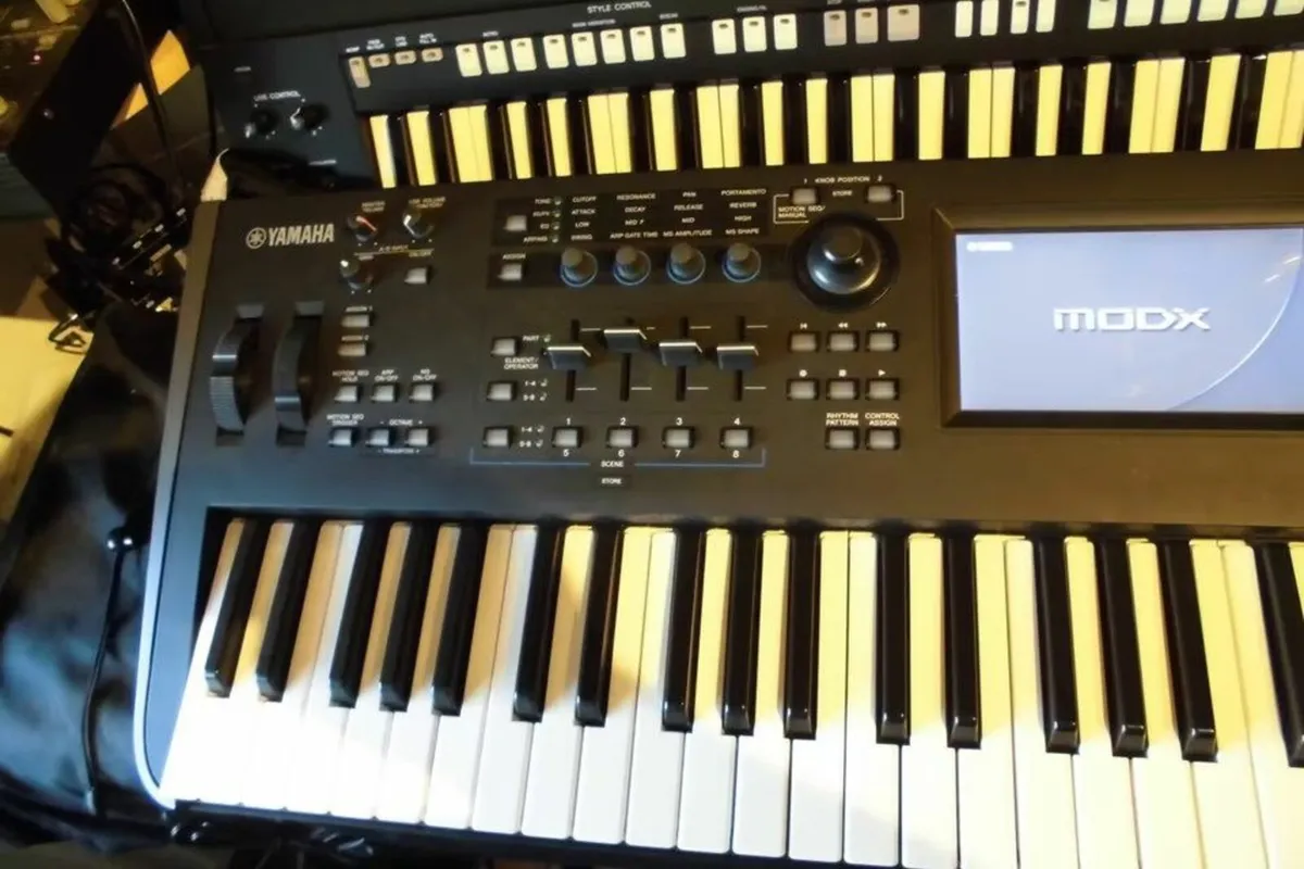 Yamaha MODX6 Synthesizer Full Setup Including Stan - Image 3
