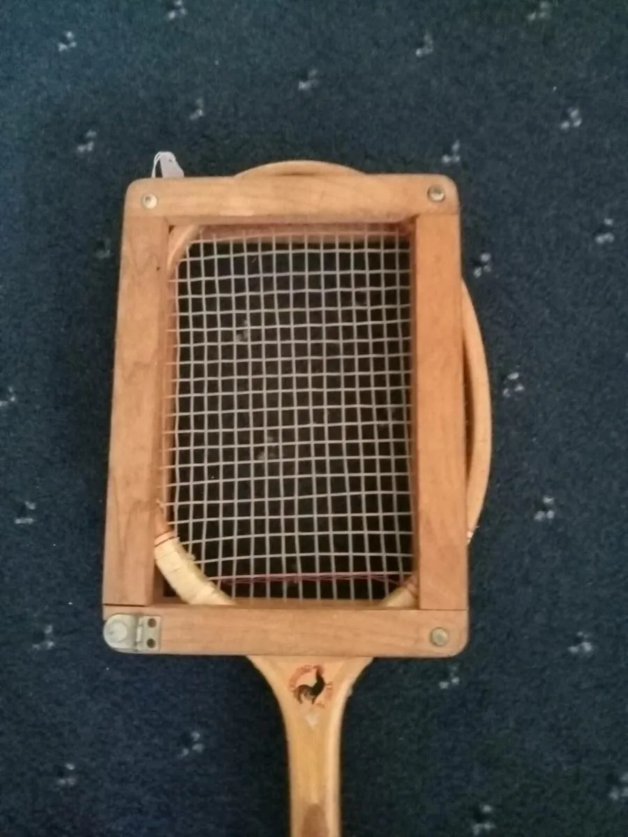 Wooden tennis racket - Image 2