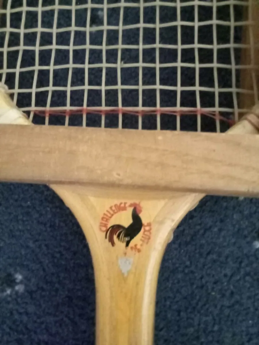 Wooden tennis racket - Image 3