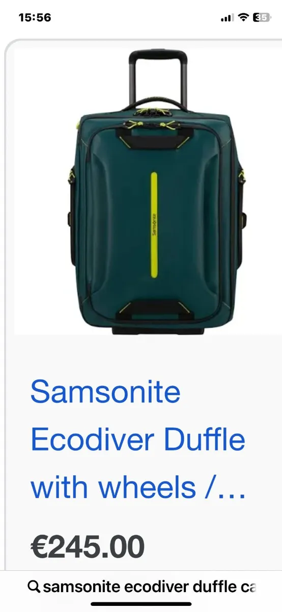 Samsonite cabin case  (used once) - Image 1