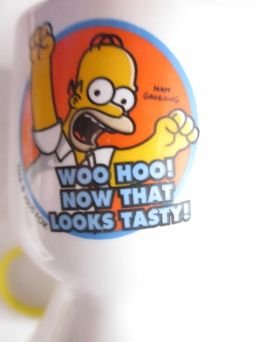 Homer Simpson Egg Cup Holder Ceramic 2005 - Image 2