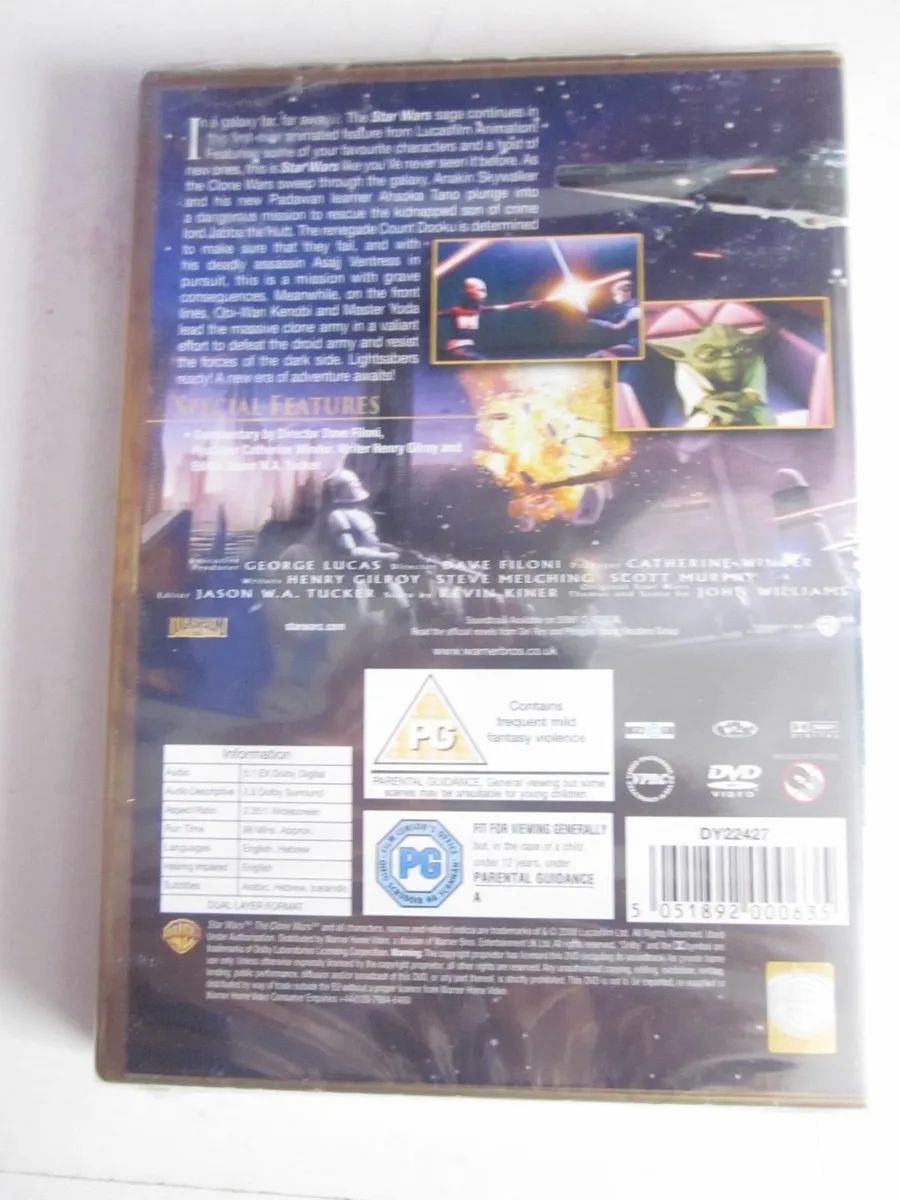 Star Wars - The Clone Wars [DVD] [2008] New - Image 2