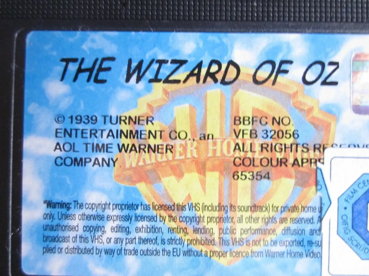 The Wizard of Oz VHS Tape 1939 - Image 4