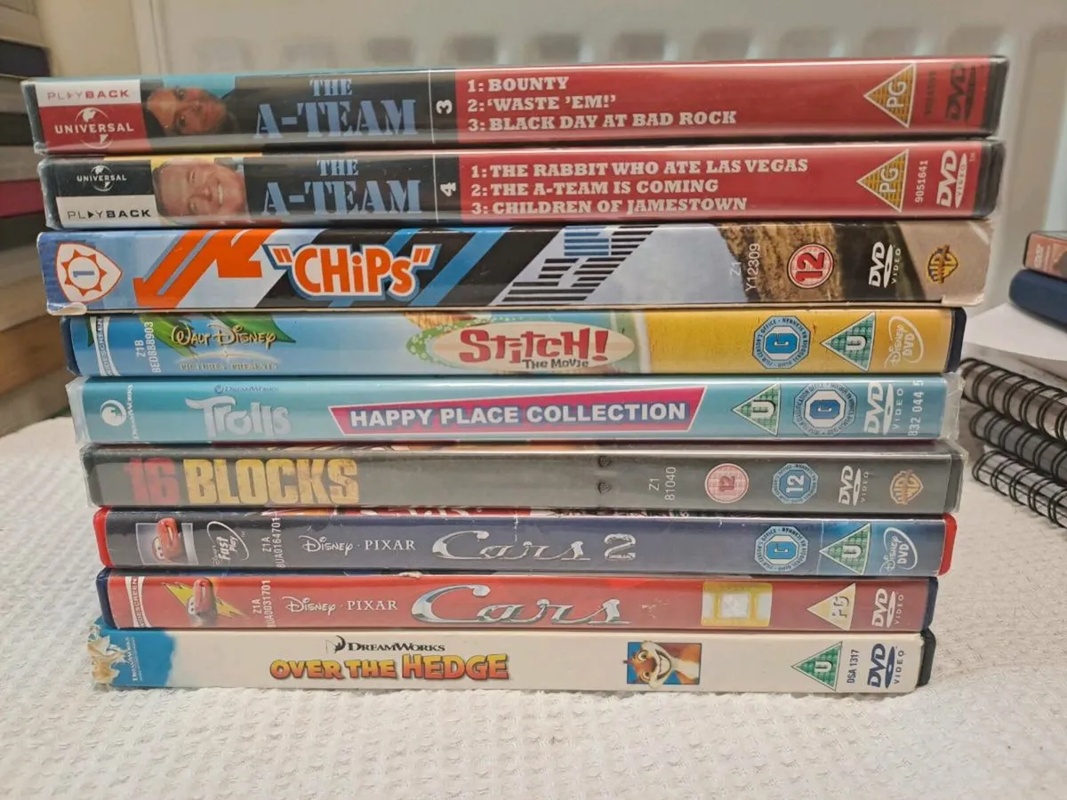 Dvds incl A-Team and Trolls - Image 1