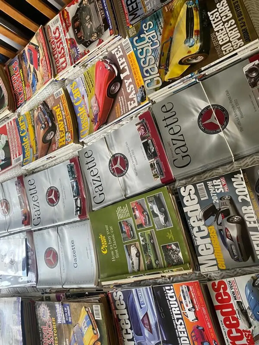 Various Magazines: TIME - Practical Classics - Mercedes Classics - Classic and Sports - Mercedes Enthusiast - Classic Cars - Mercedes Gazette - Games Master - Newsweek - Image 2