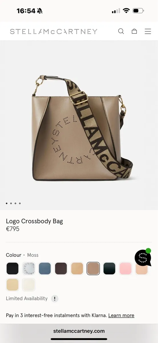 Stella MCCartney logo crossbody bag RRP €795 - Image 1