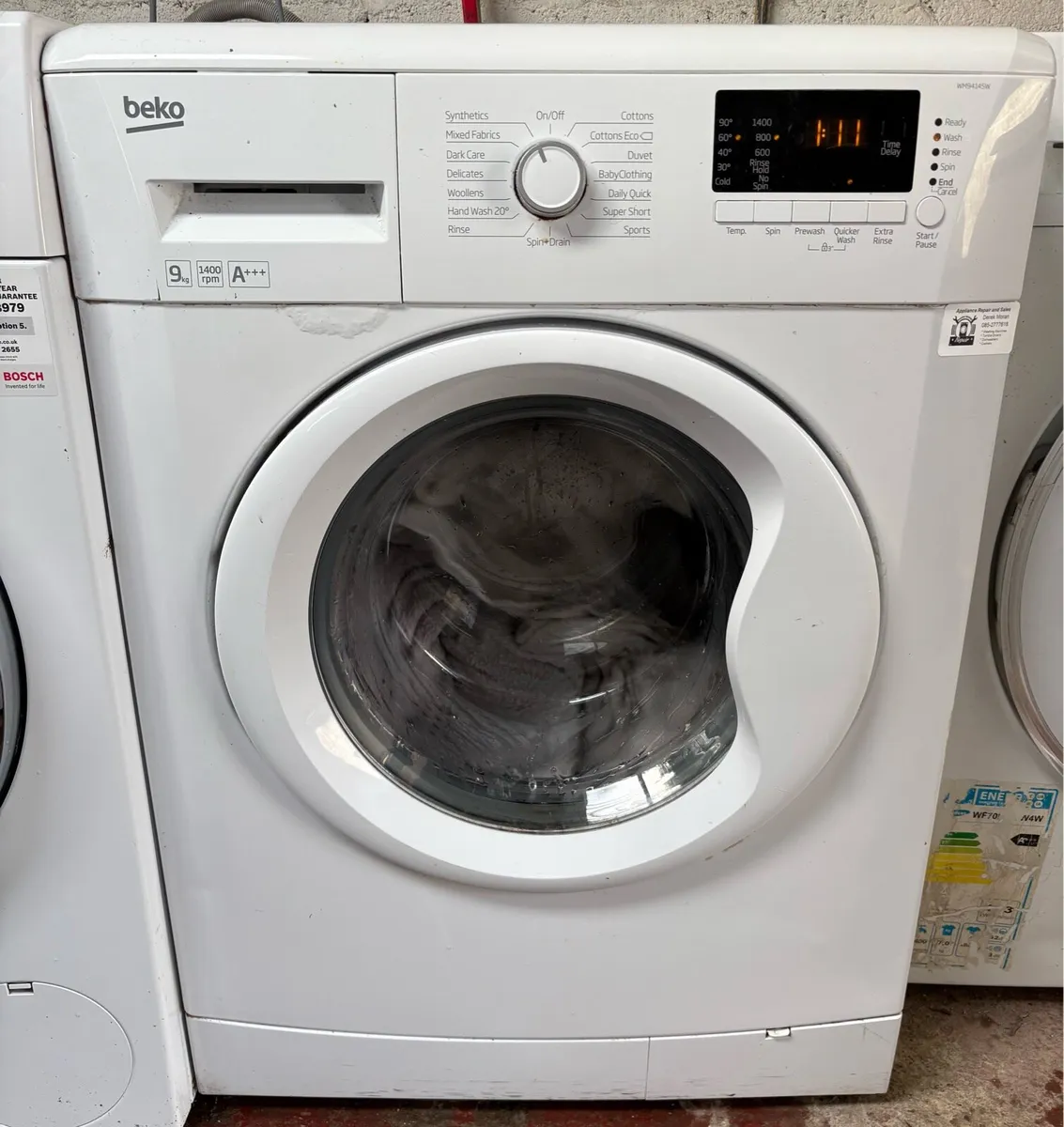 Beko Washing Machine - Large 9kg Drum
