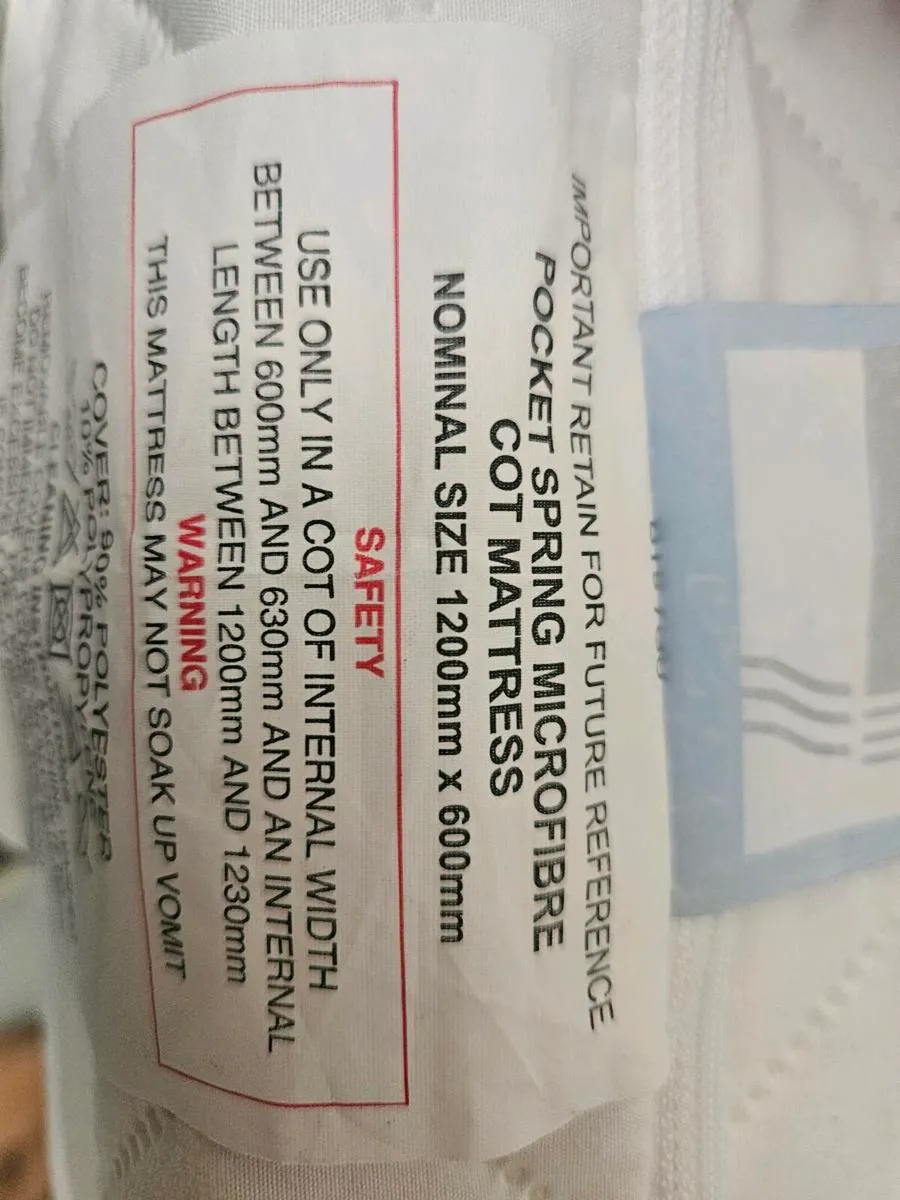 Cot Mattress - Image 3