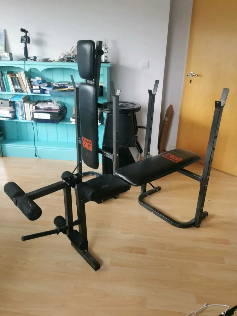2x RS pro bench. selection of weights free. - Image 1