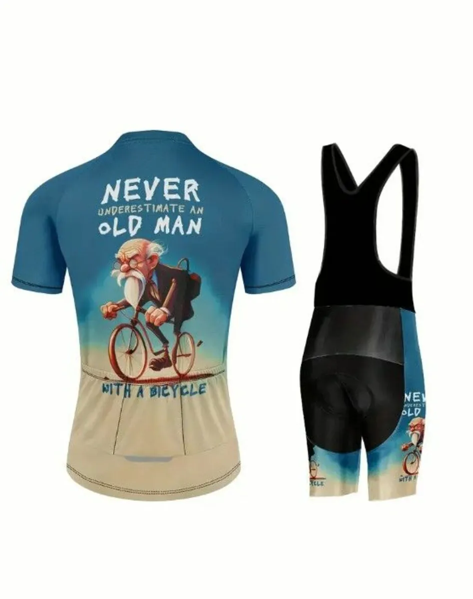 Funny Men's Cycling Jersey 2pcs Set - Image 2