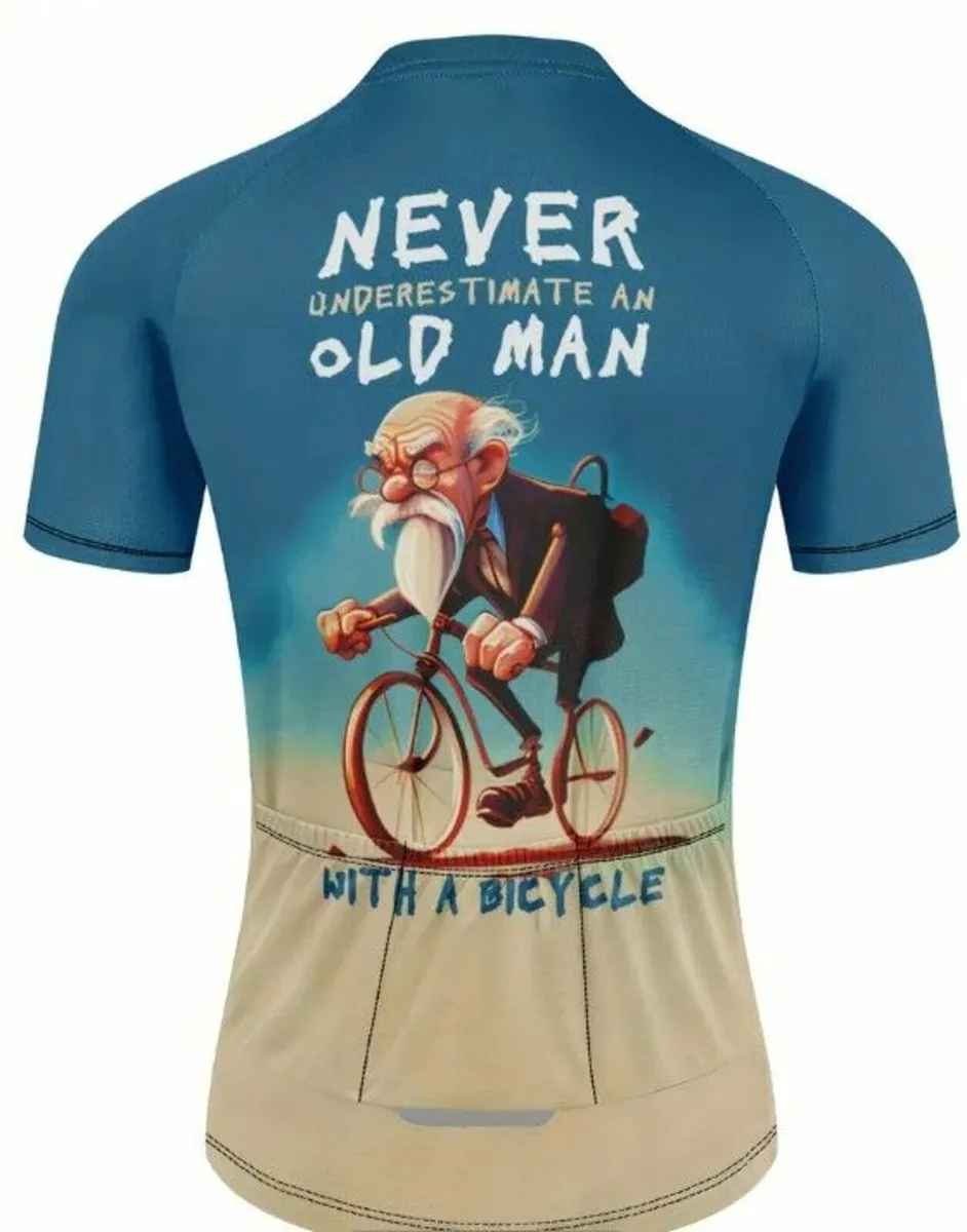 Funny Men's Cycling Jersey 2pcs Set - Image 4