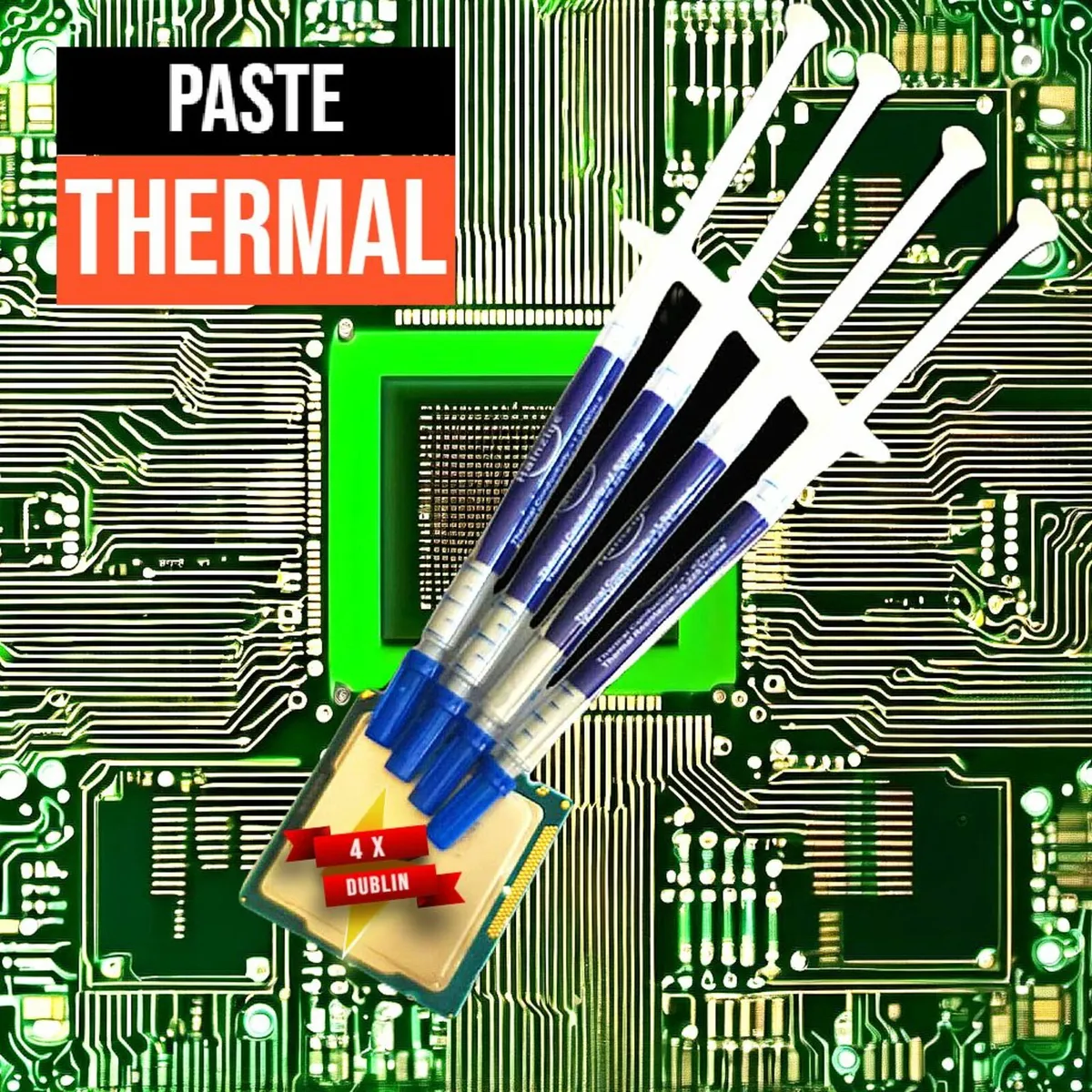 Paste 4 X CPU Thermal Heatsink Paste Silicone Grea - Image 2