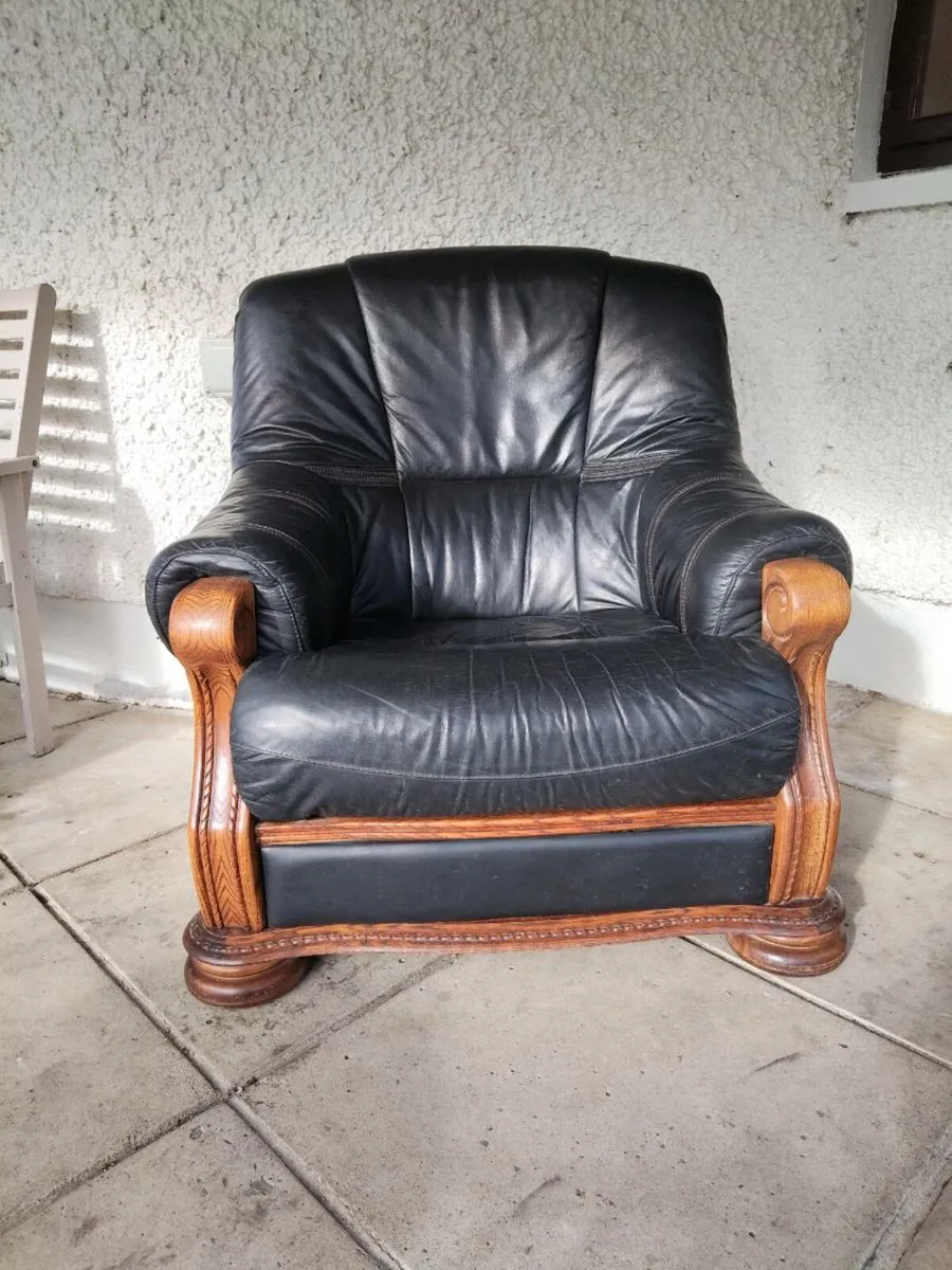 Oak Armchair - Image 1