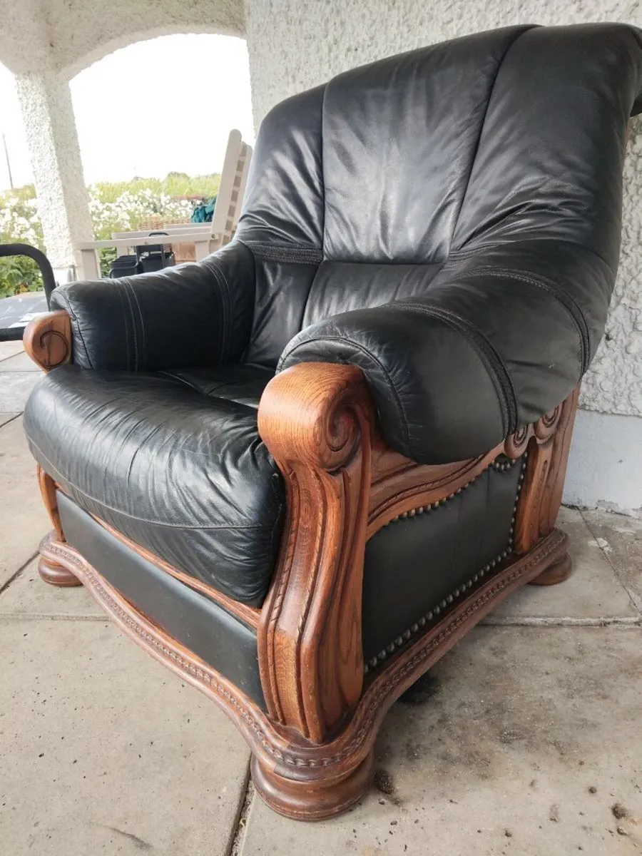 Oak Armchair - Image 3